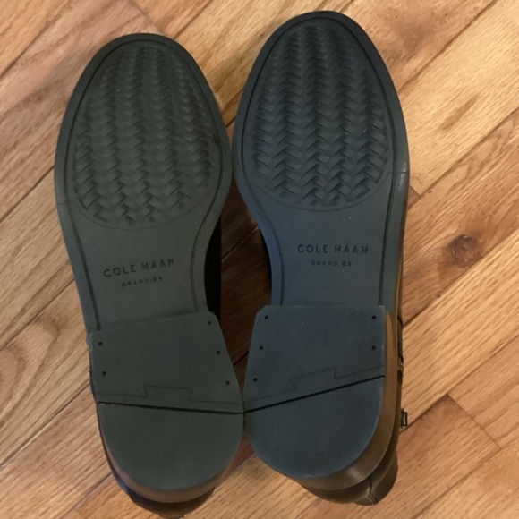 NWT COLE HAAN SOFT BLACK LEATHER RENEE BOOTIE - ZIPPERS ON INNER AND OUTER SIDES - Picture 7 of 10